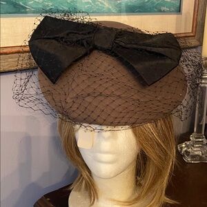 Brown WPL 100% wool USA church style hat